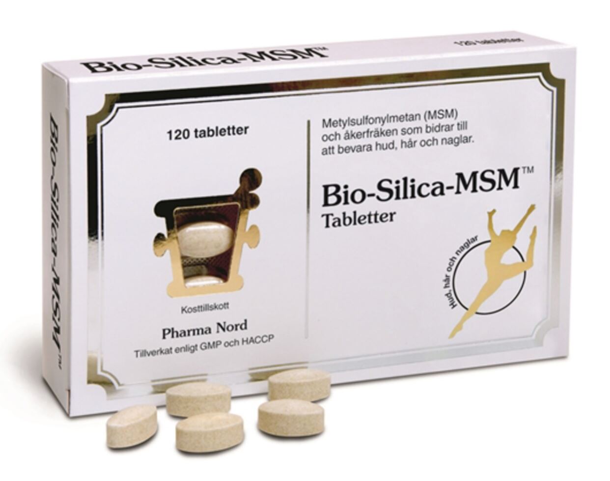 Bio-silica-msm 120 tabletter Pharma Nord