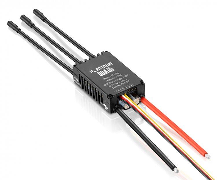 Hobbywing Platinum 80A Fartreglage 3-8S V5 - 3