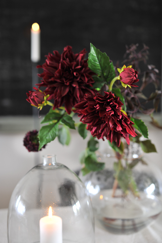 Dahlia Kvist- Burgundy - 70 cm - Real Touch - 2