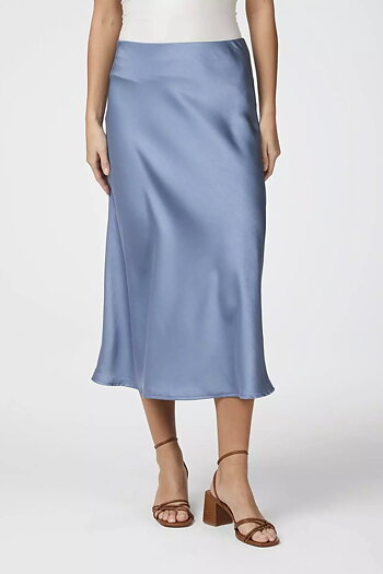 Neo Noir - Bovary Skirt Smoke Blue