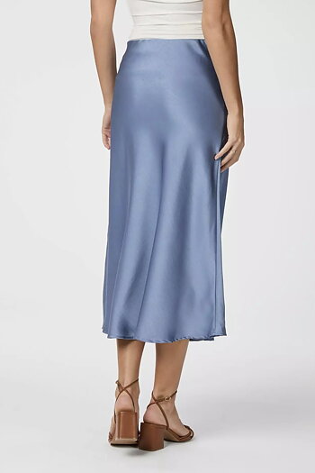 Neo Noir - Bovary Skirt Smoke Blue