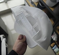 Guitars - Baseball Cap. White with Copper Logo