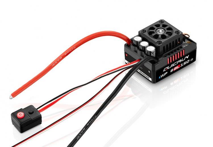 Hobbywing QuicRun WP 8BL150 G2 Sensorlöst Fartreglage 3-6S Bil 1/8 - 3
