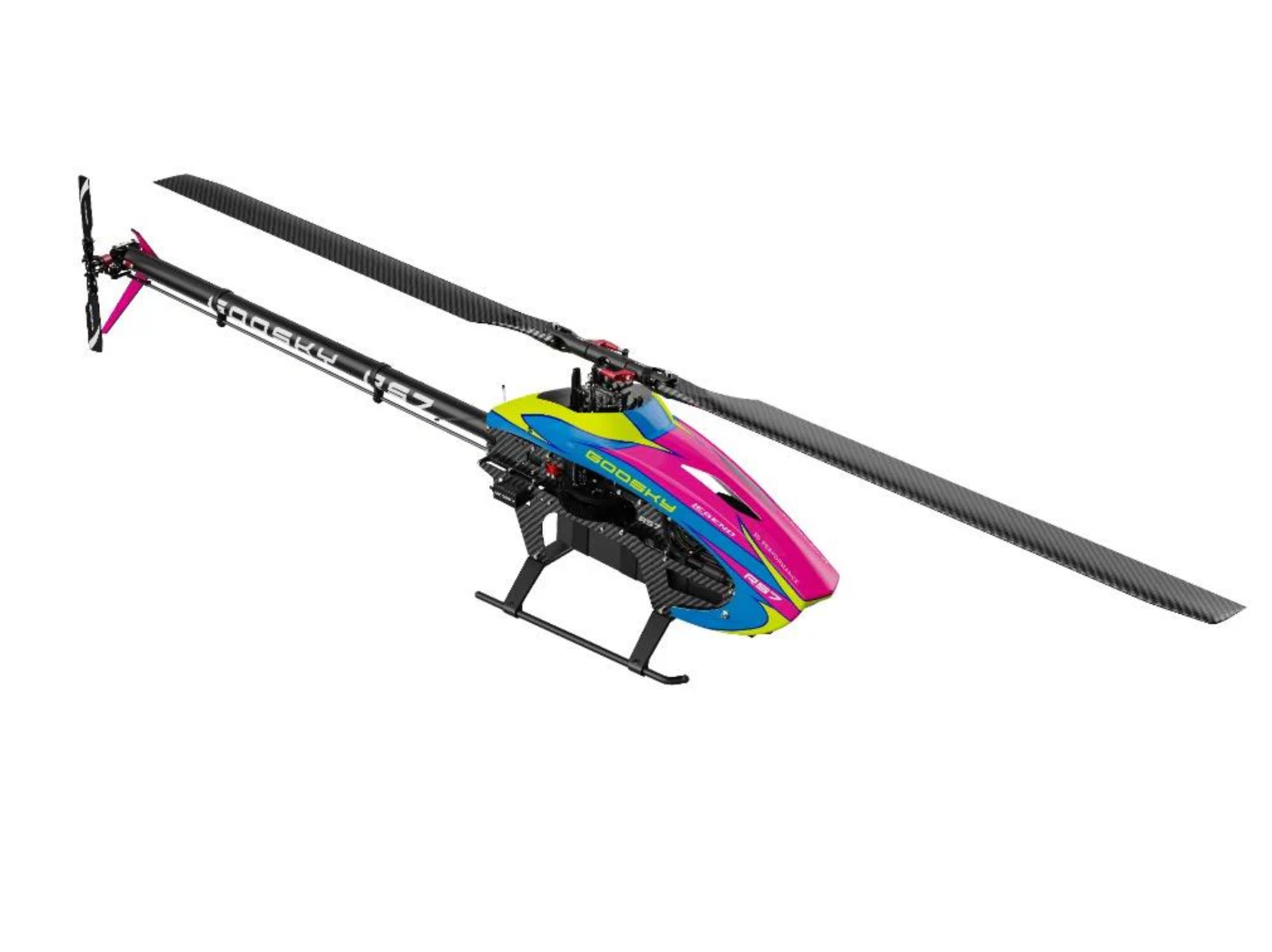 Goosky Legend RS7  Kit version with Azure 700 main blade and 105 tail blade - Rosa - 2