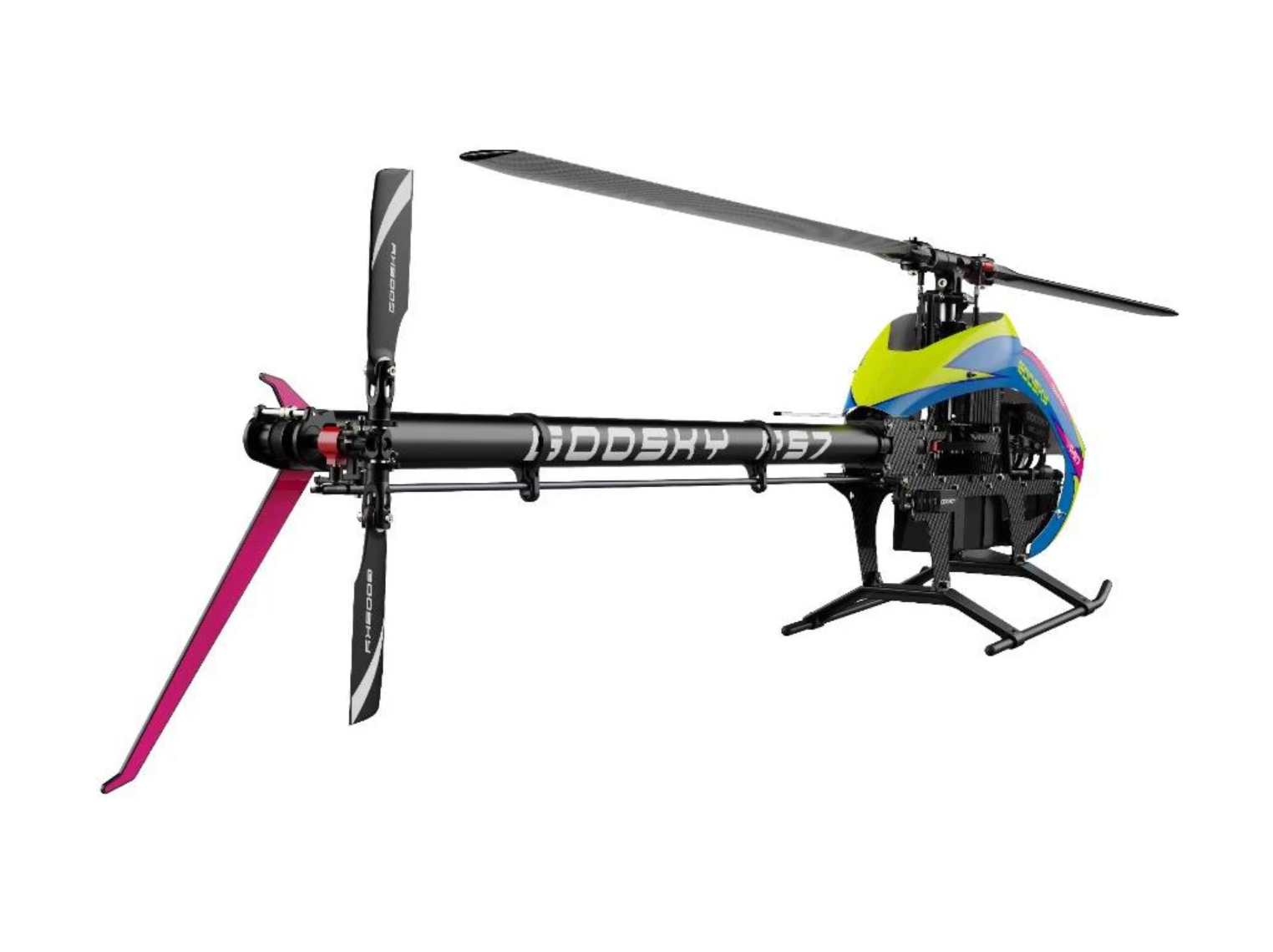 Goosky Legend RS7  Kit version with Azure 700 main blade and 105 tail blade - Rosa - 3