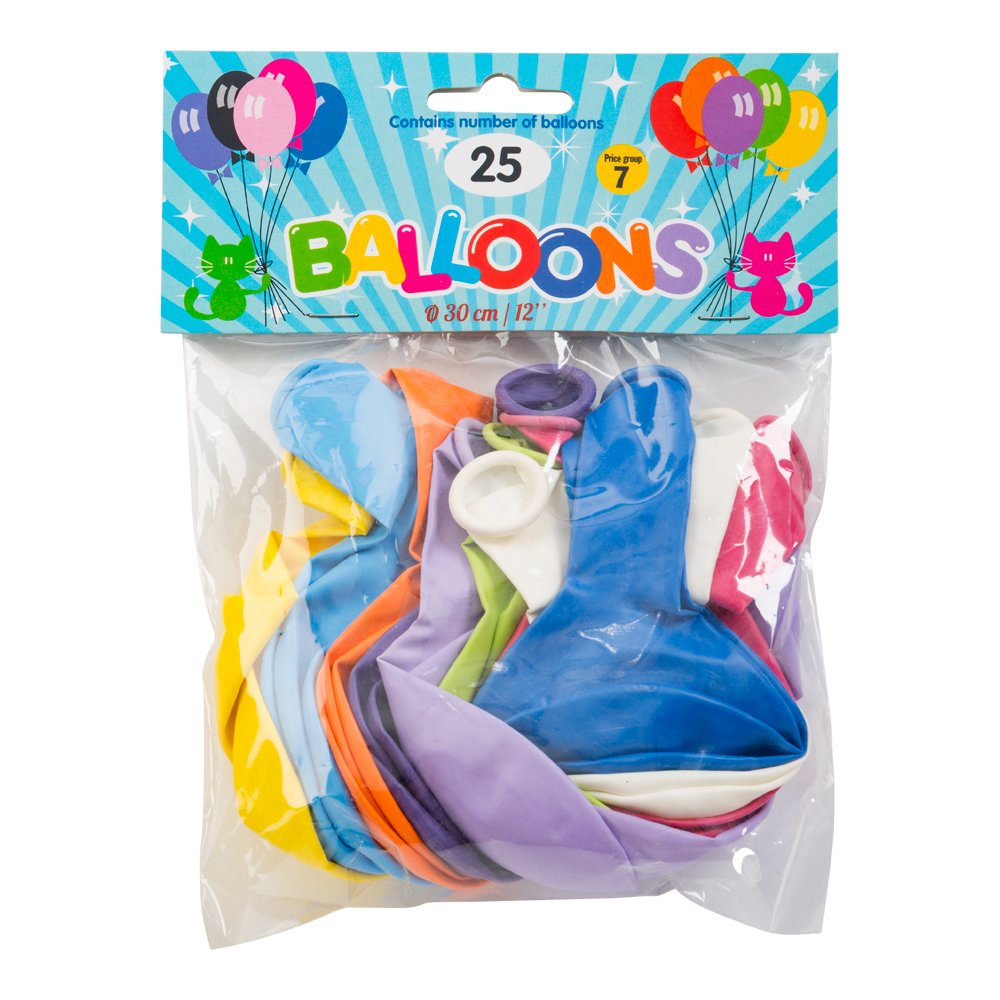 Balloons Mix 30cm 25pcs - 2