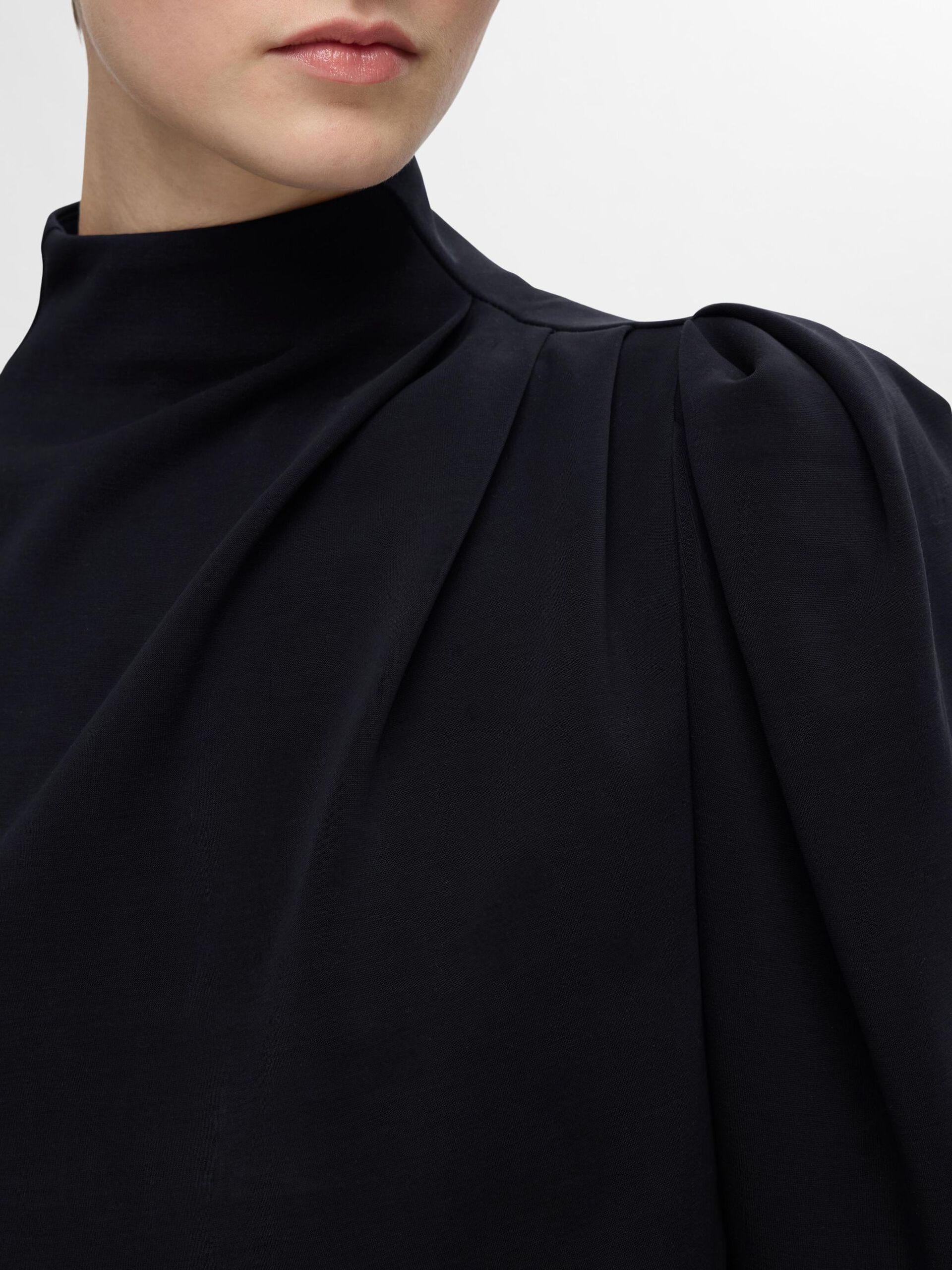 Selected Femme Fenja Draped Top Dark Sapphire - 5