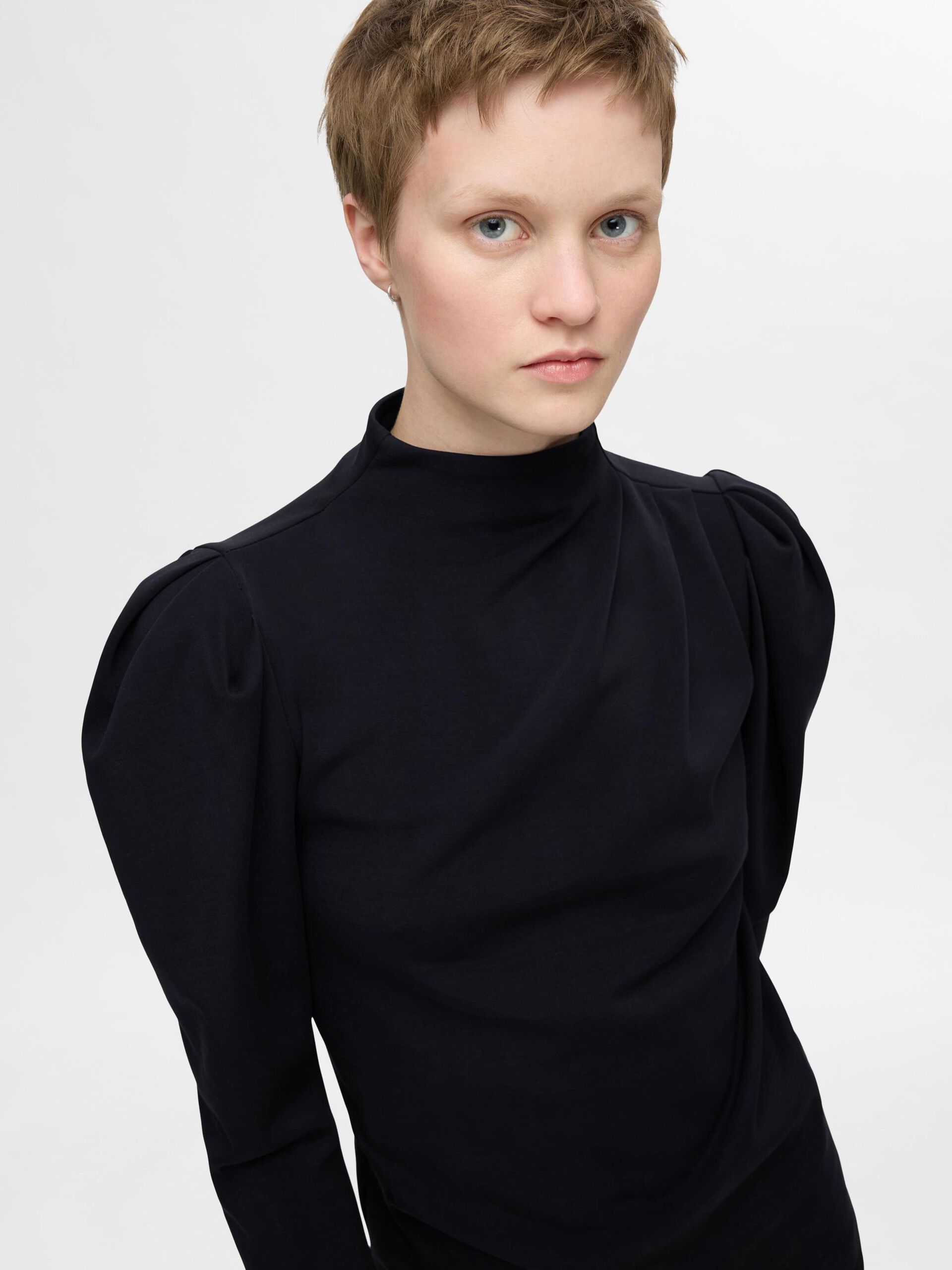 Selected Femme Fenja Draped Top Dark Sapphire - 6
