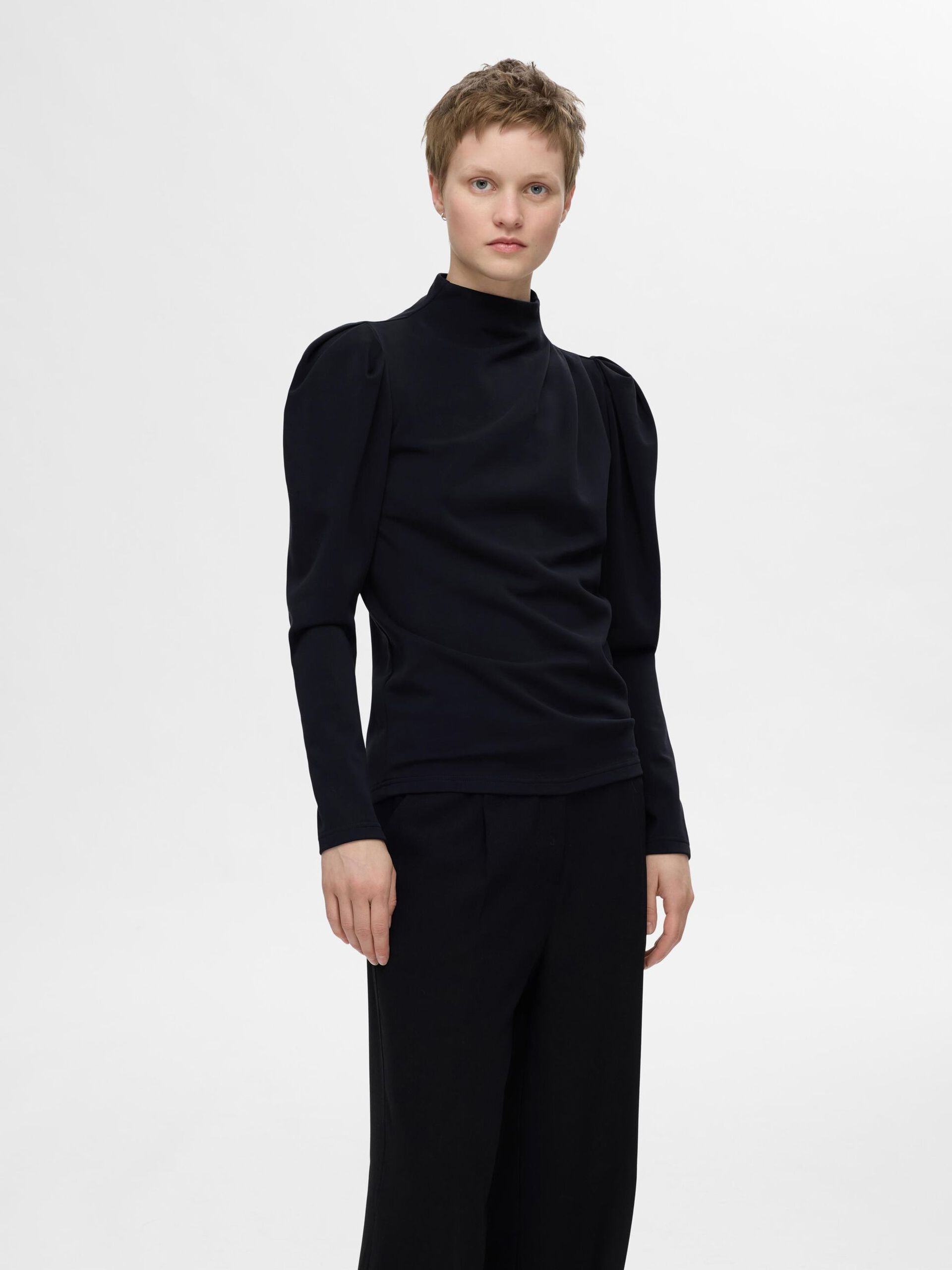 Selected Femme Fenja Draped Top Dark Sapphire - 2