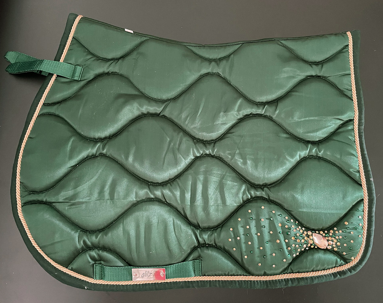 PONNYSCHABRAK "glitzy" - grönt - 5