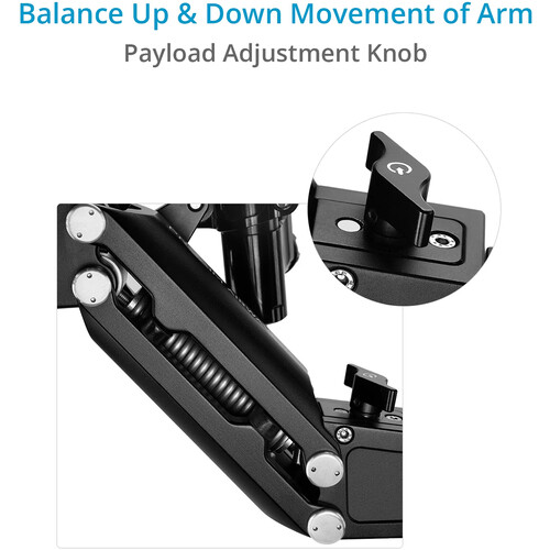 Proaim Airwave V5 Camera Vibration Shock Isolator Arm For RS 3, RS4 pro Type Gimbals 3-7kg - 6