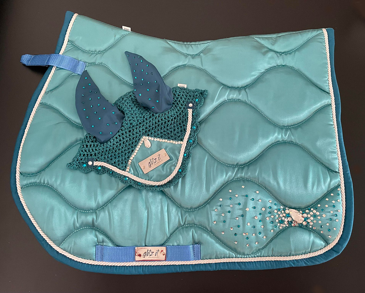 PONNYSCHABRAK "glitzy" - turkost