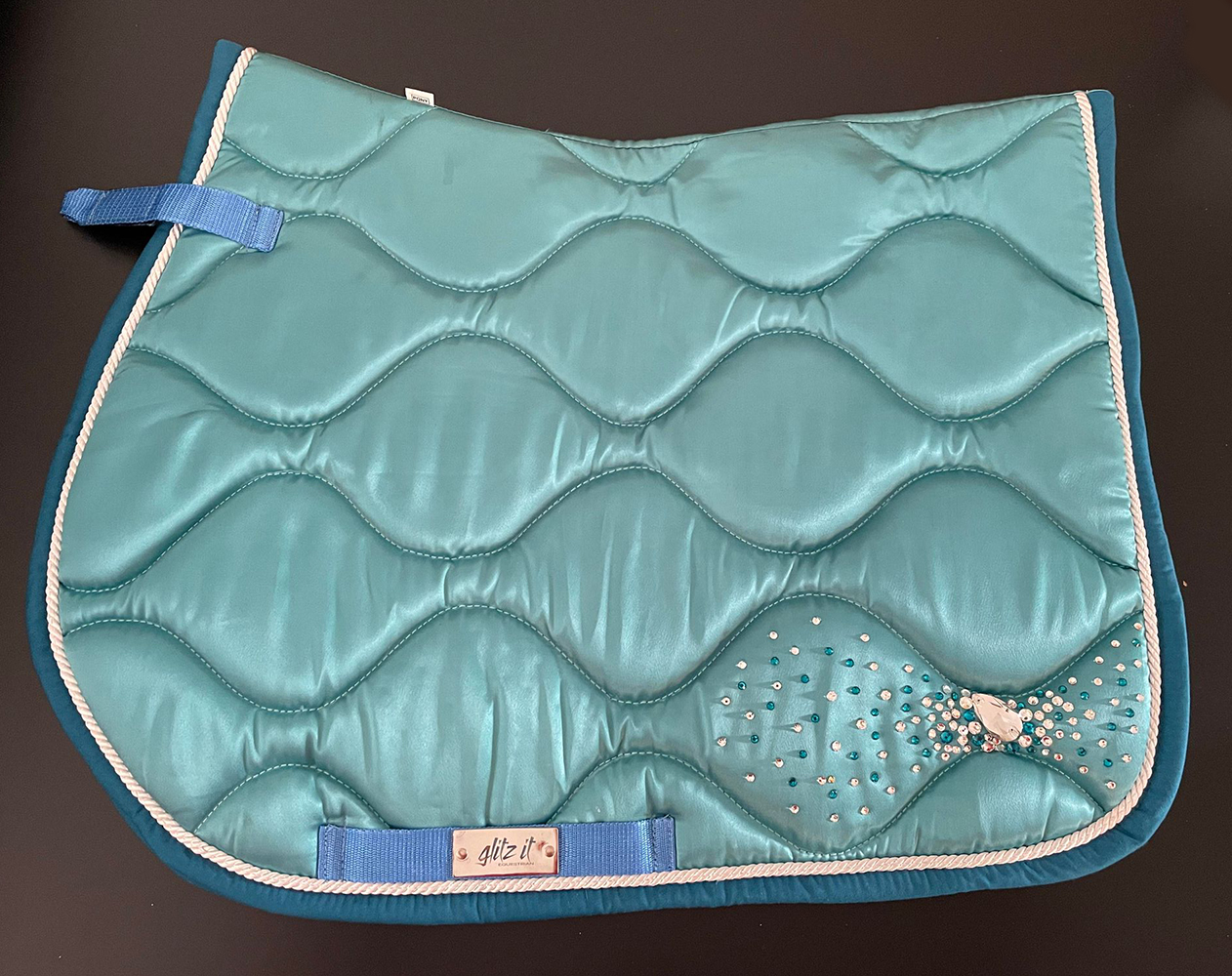 PONNYSCHABRAK "glitzy" - turkost - 2