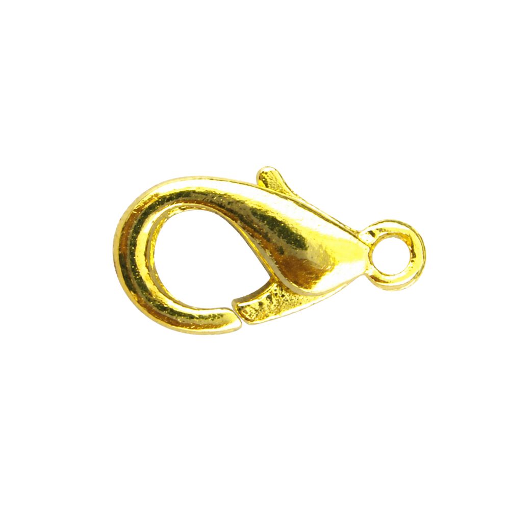 Lobsterlås 18 mm guldfärgat 3-pack - 2