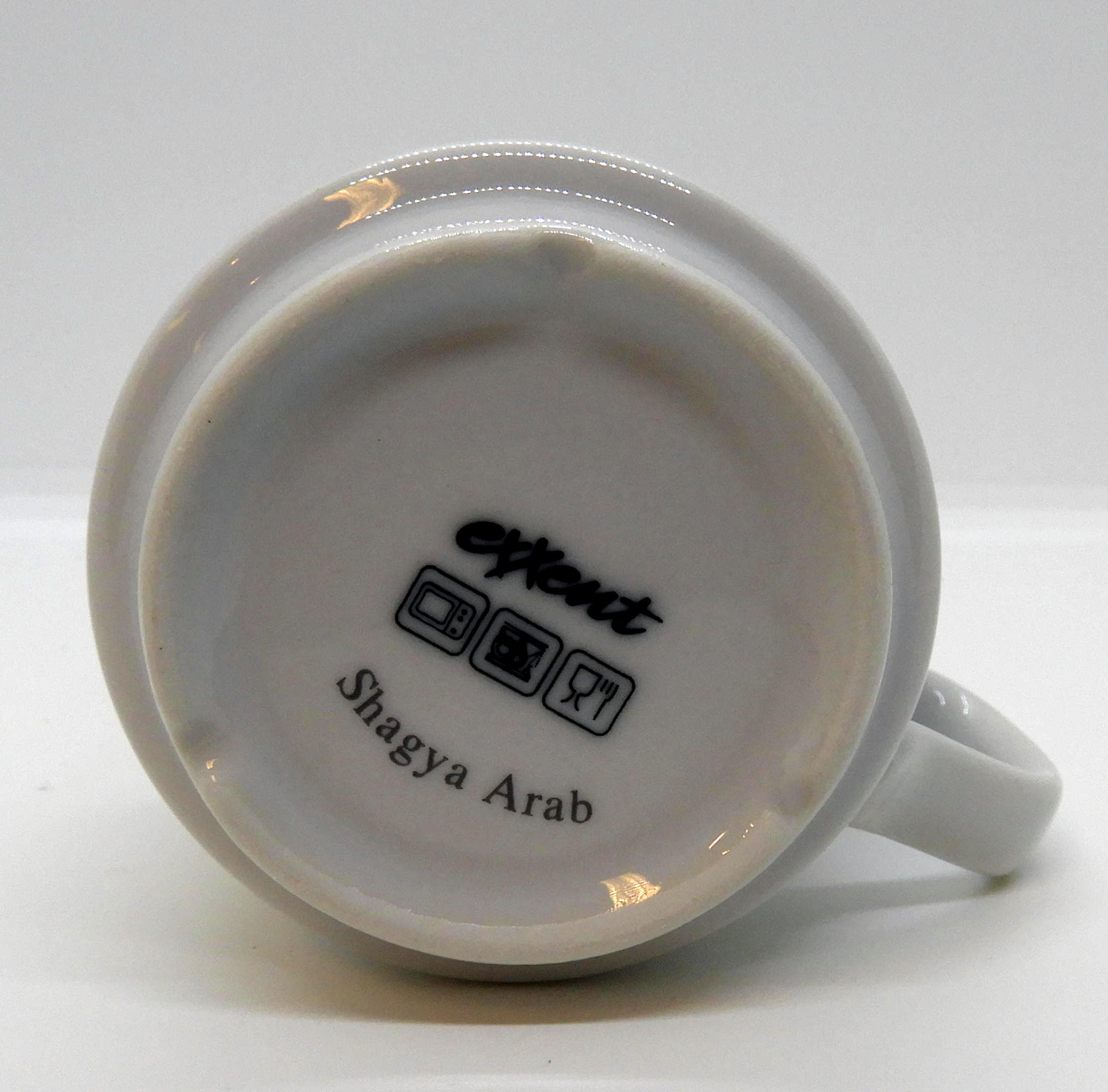 Hästmugg Palma vit 24 cl Shagya Arab - 3
