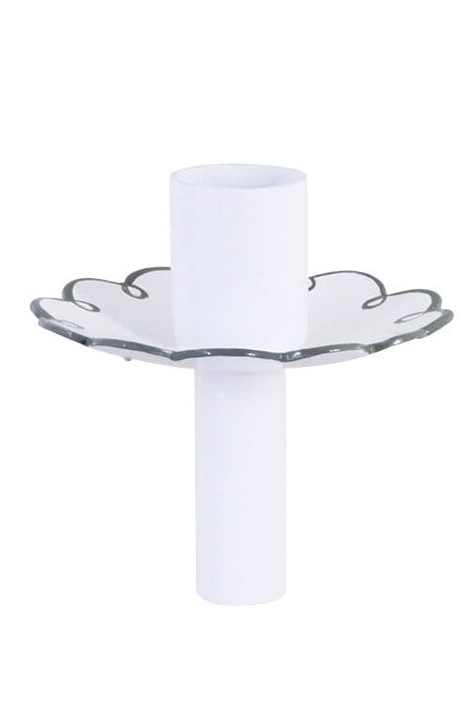 Candle holder for bottle - White/Green - Kronljus - 2