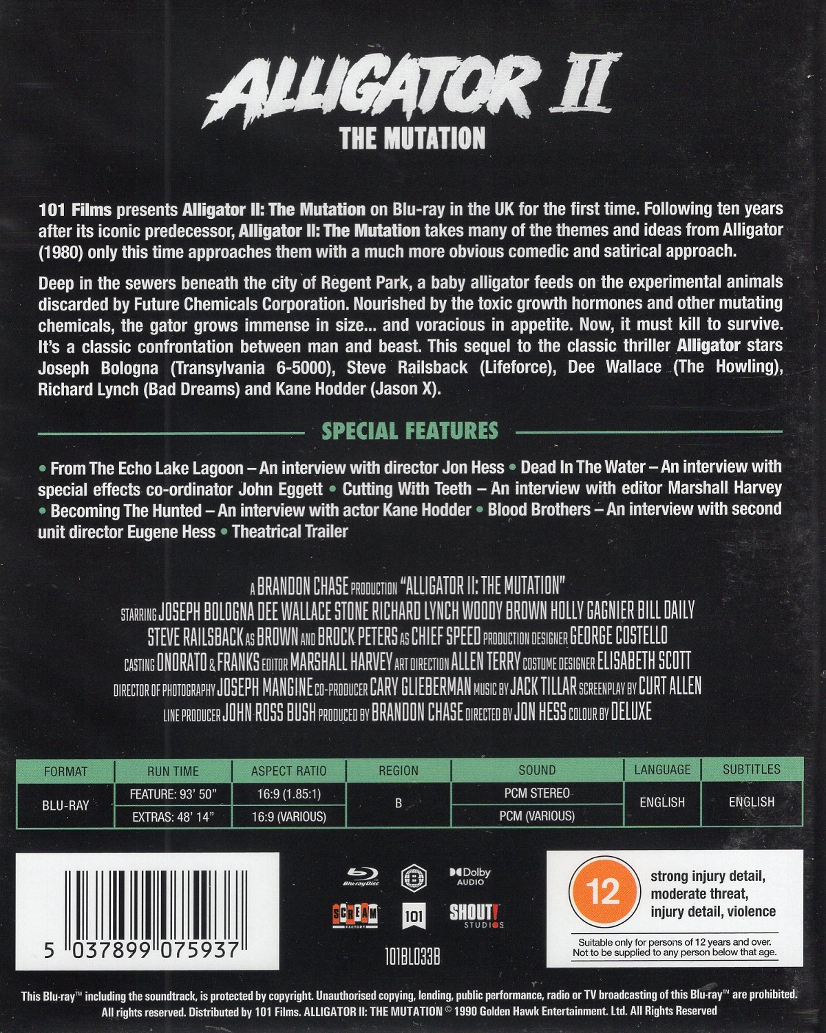 Alligator II - The Mutation (ej svensk text) (Blu-Ray) - 2