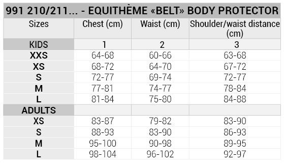 EQUITHEME Belt Body Protector Black Junior - 4