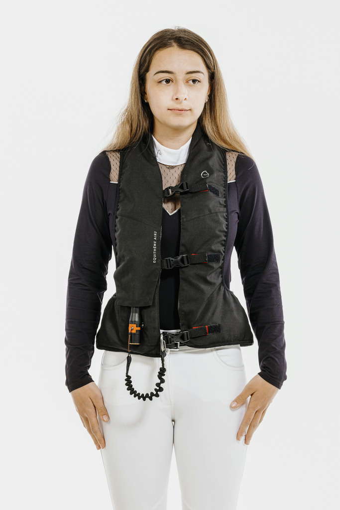 EQUITHEME 'Air2' Airbag Body Protector Black - 4