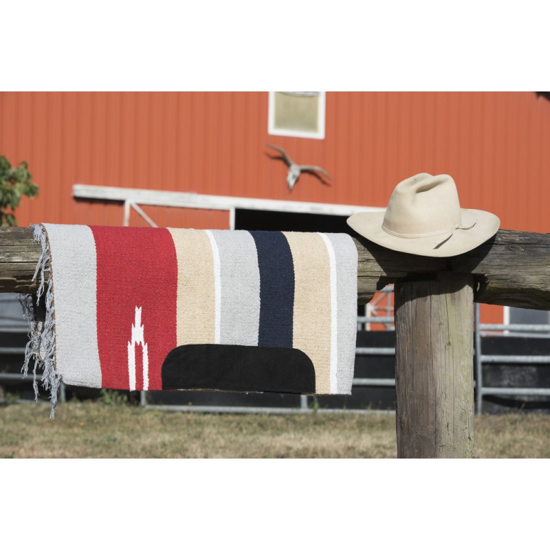 WESTRIDE 'Cuir' Navajo Westernpad Blandade Färger