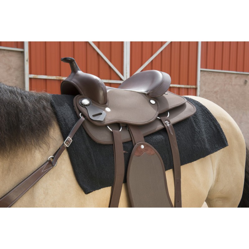 WESTRIDE Navajo Bomull/Akryl Westernpad Enfärgad Royal Blue - 2