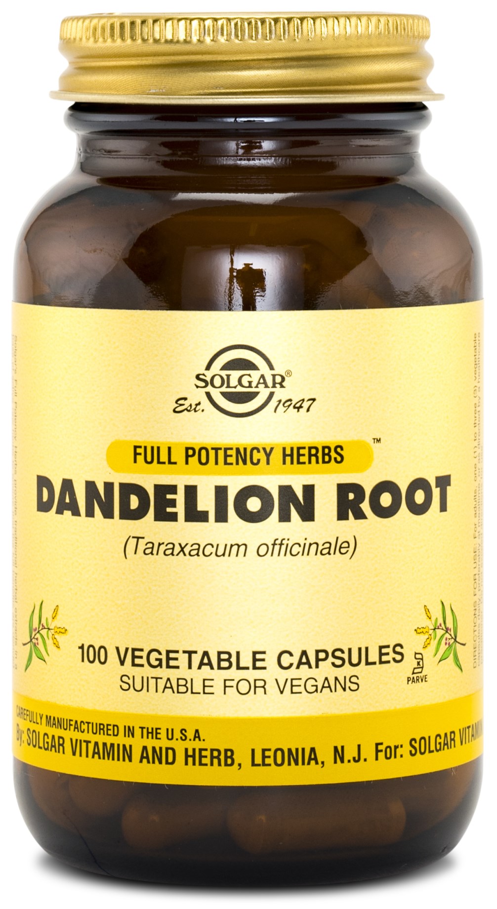 Dandelion root 500mg 100k - Solgar