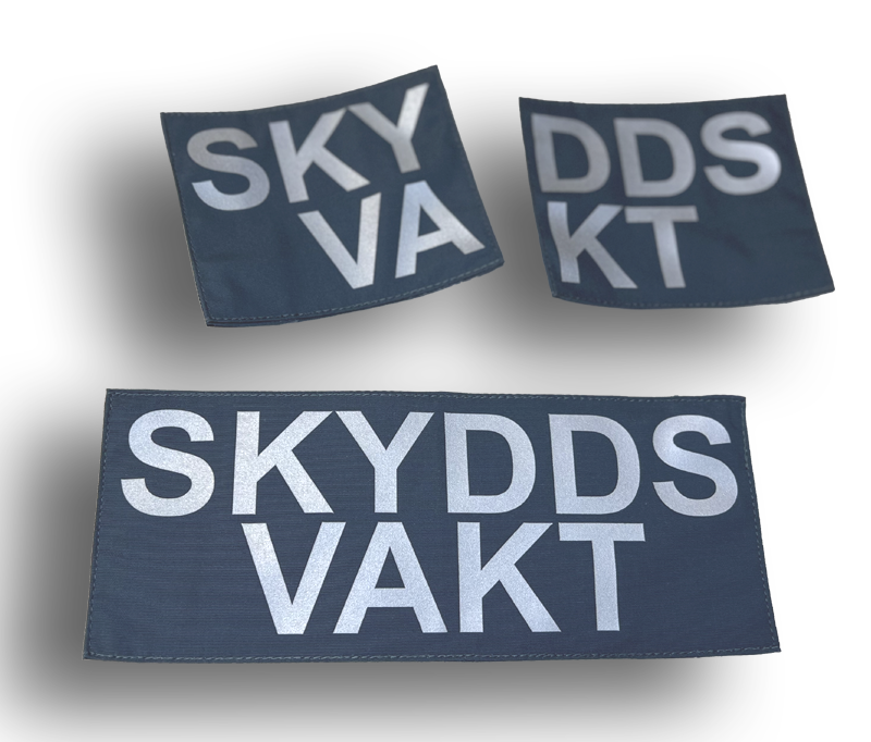 SKYDDSVAKT Patch kit med kardborre, Tactig