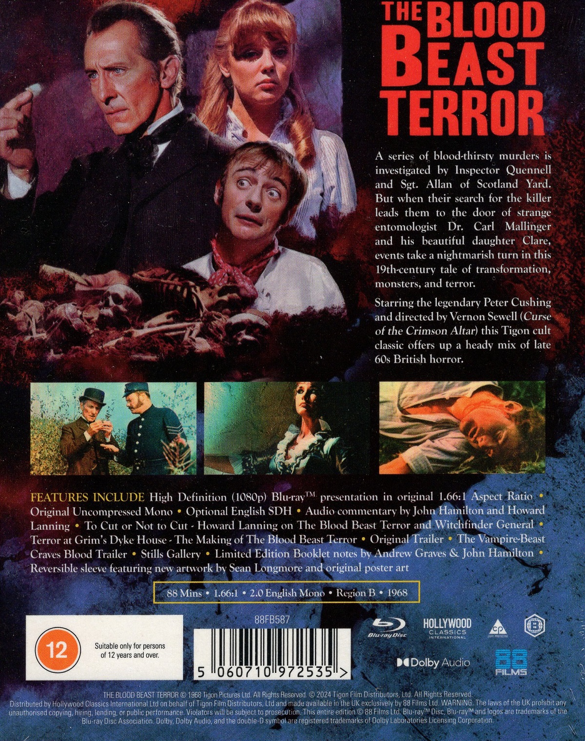 The Blood Beast Terror (Limited Edition) (ej svensk text) (Blu-ray) - 2