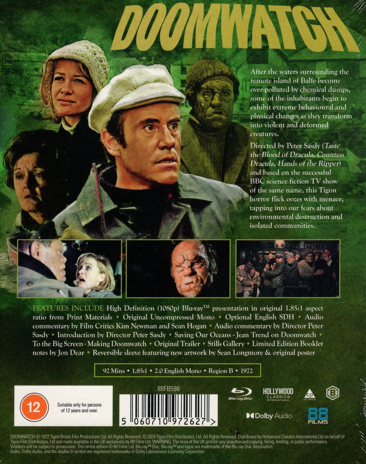 Doomwatch (Limited Edition) (ej svensk text) (Blu-ray) - 2