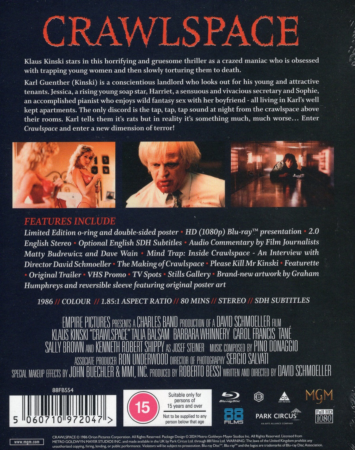 Crawlspace (Limited Edition) (ej svensk text) (Blu-ray) - 2