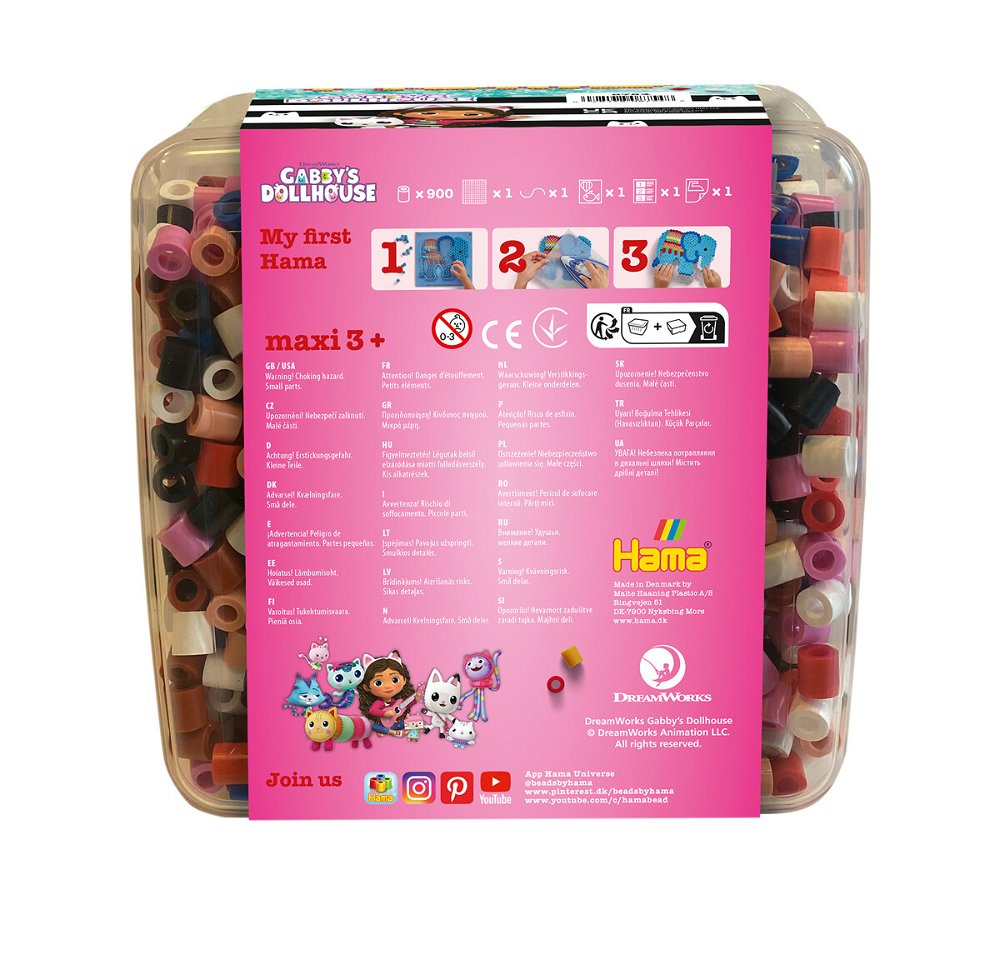 Hama Maxi Box Gabbys Dollhouse 900 pcs - 2