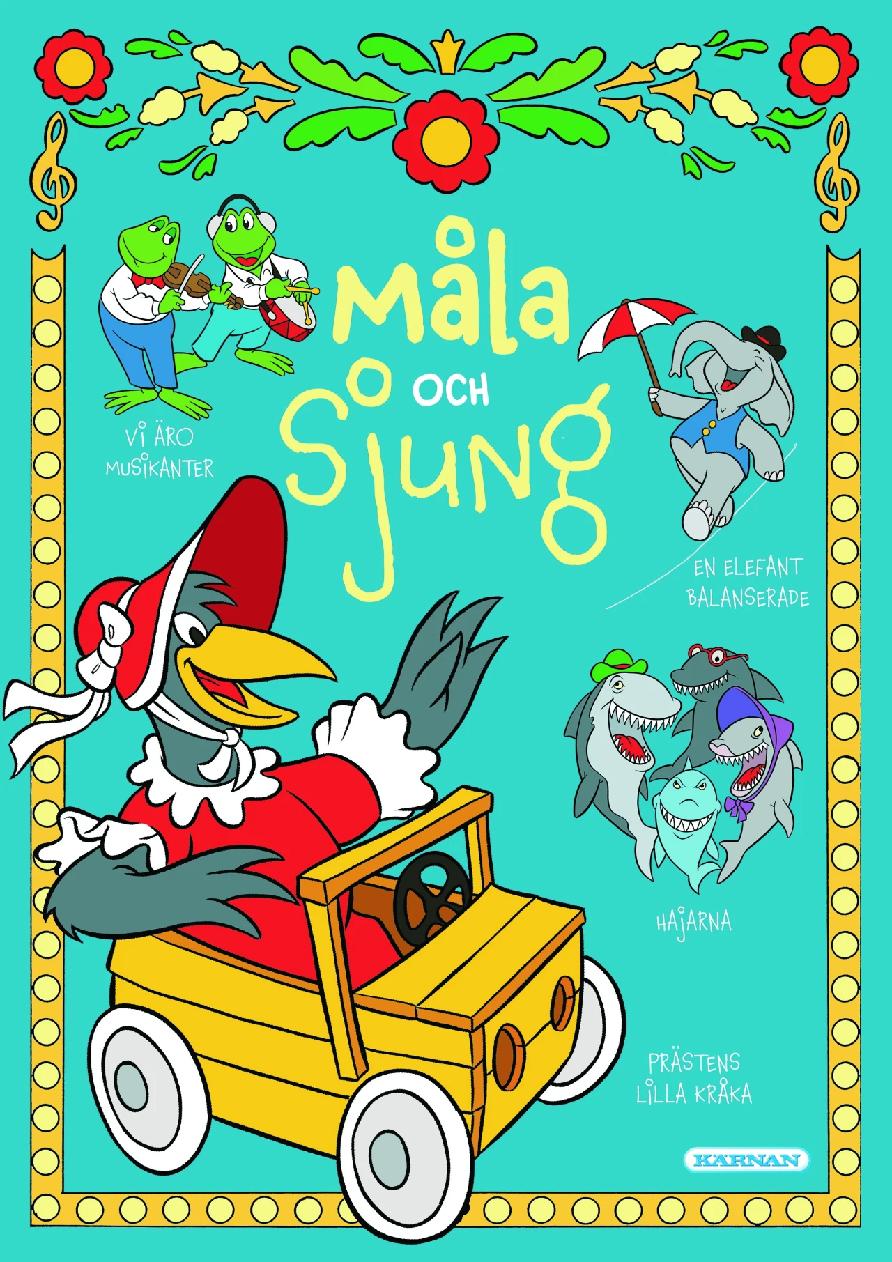 Målarbok Måla & Sjung