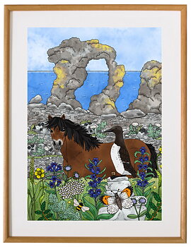 Affisch Russ och Grissla, 30x40 cm