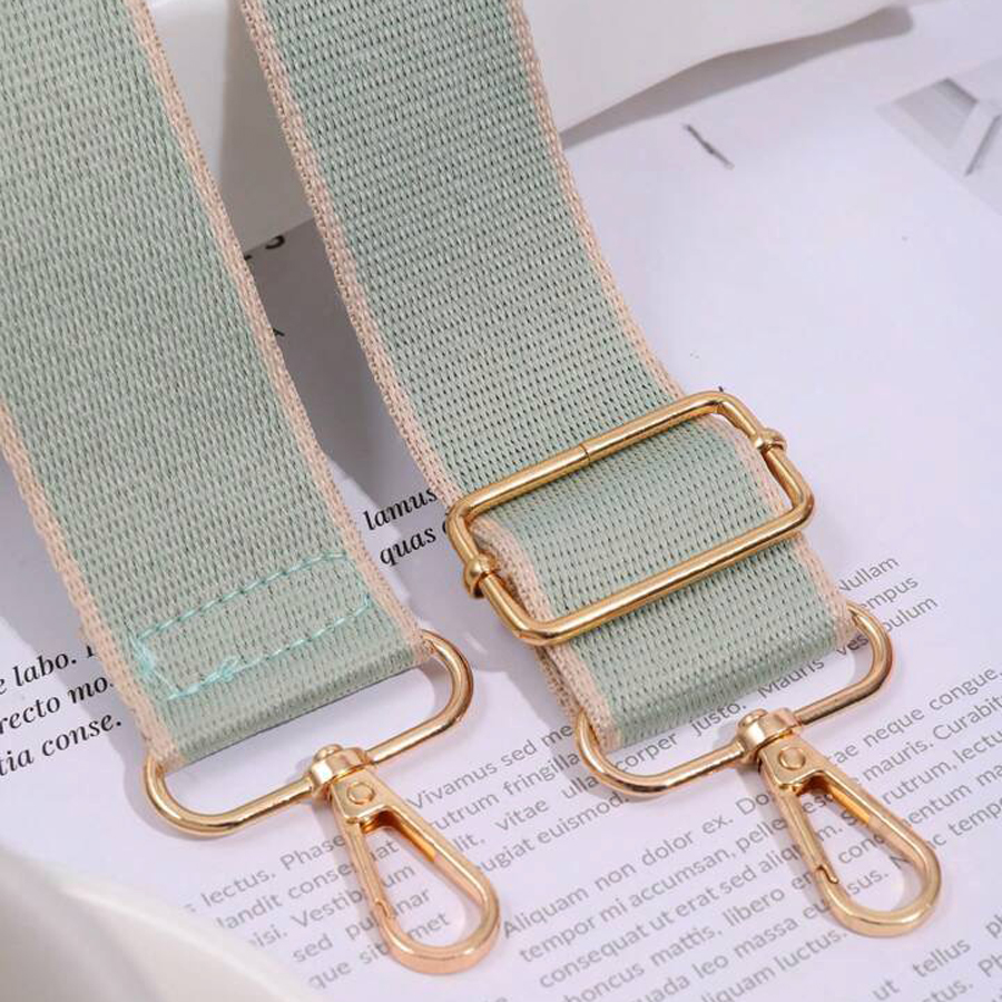 Reglerbar axelrem - ljusgrön med beige kant - 3