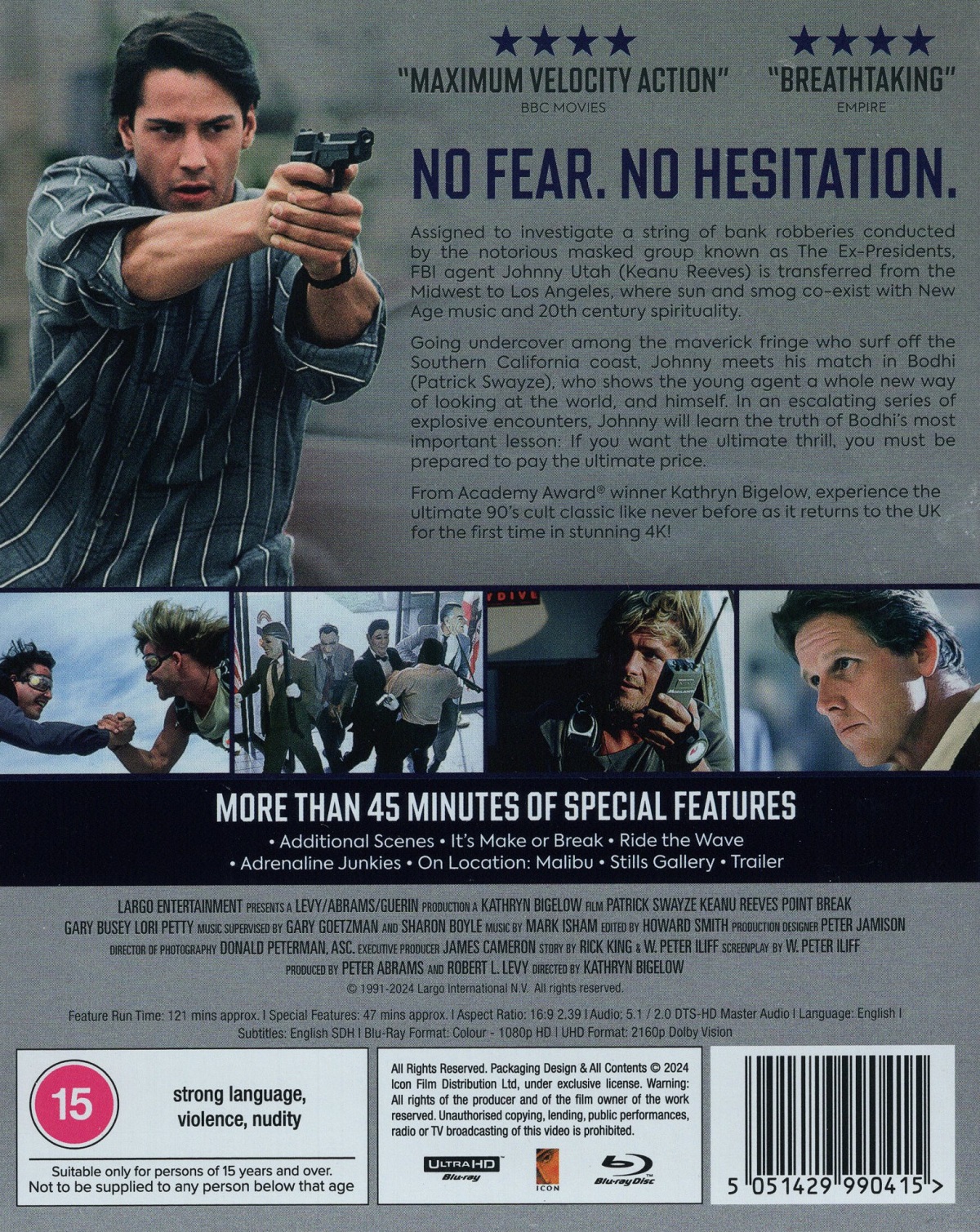 Point Break (ej svensk text) (4K Ultra HD + Blu-ray) - 2