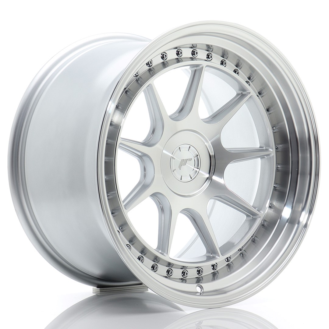 18" JR Wheels JR47 - Silver Machined Face - 3