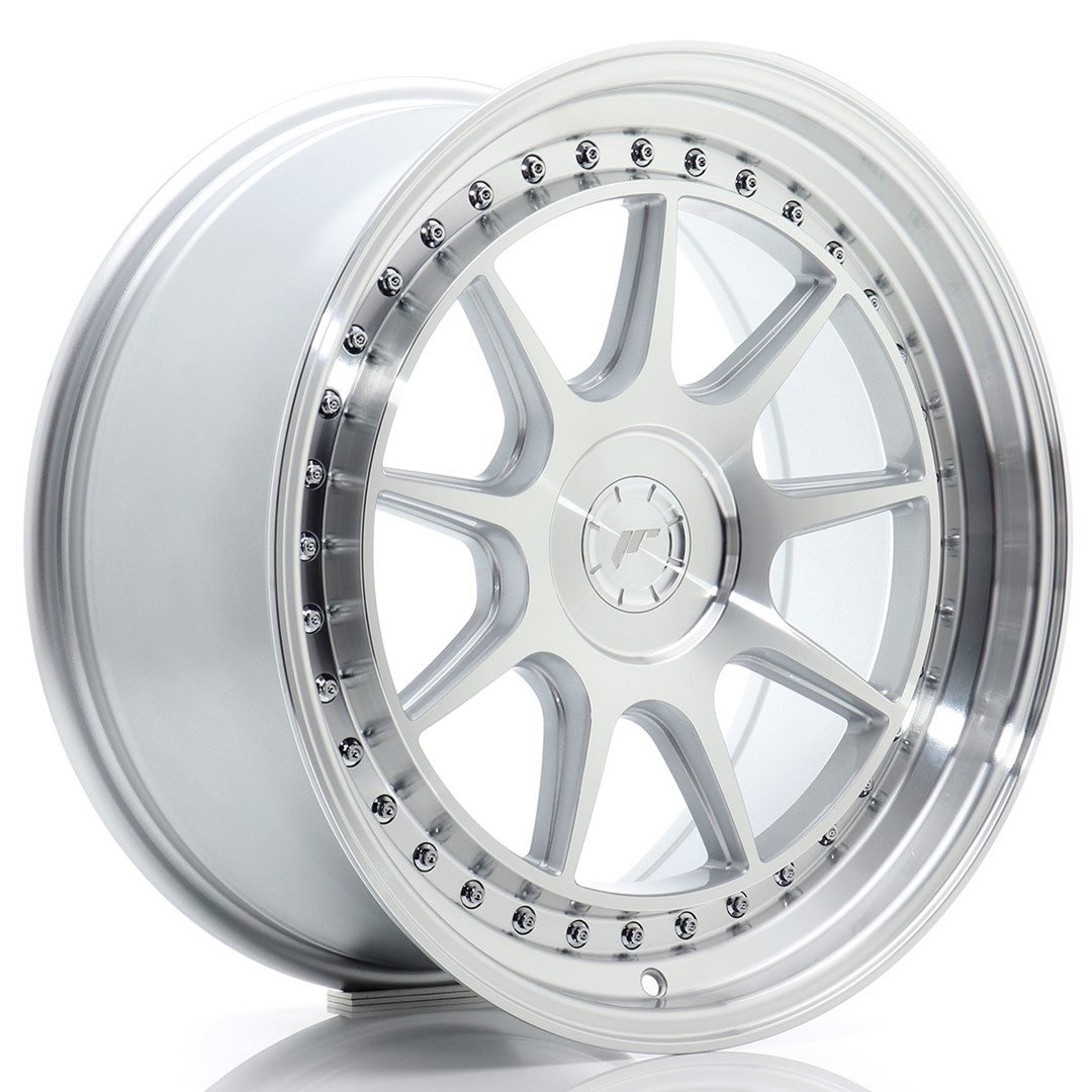 18" JR Wheels JR47 - Silver Machined Face