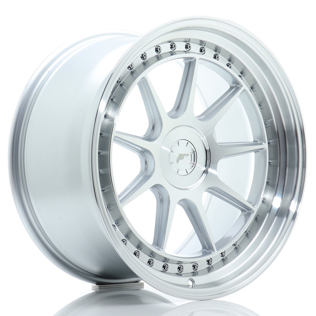 19" JR Wheels JR47 - Silver Machined Face - 3
