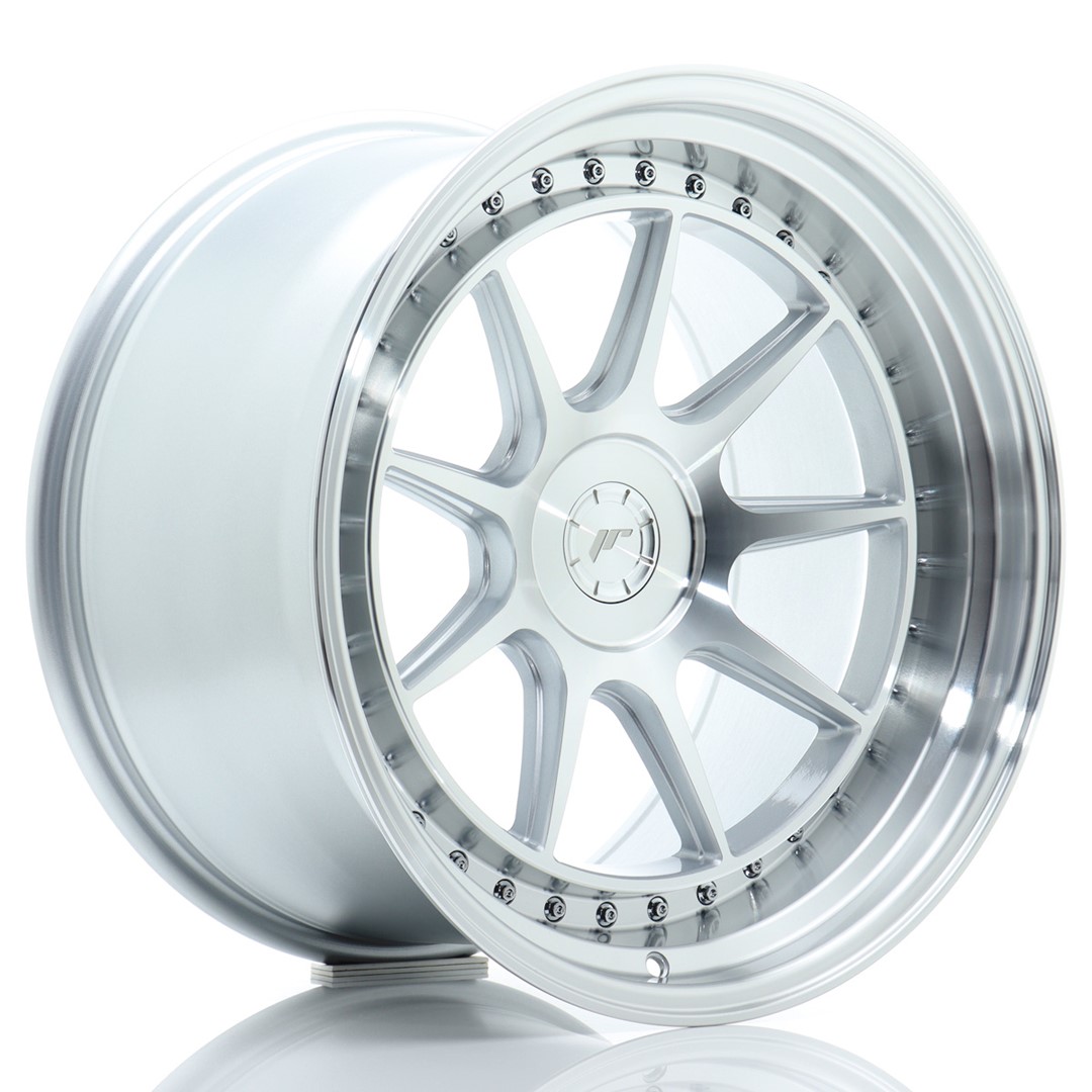 19" JR Wheels JR47 - Silver Machined Face - 5