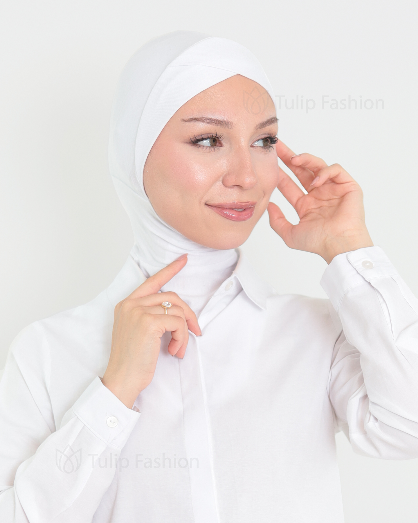Underscarf - Ninja Cross - White - 2