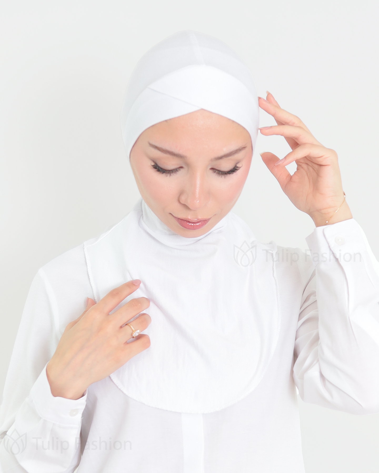 Underscarf - Ninja Cross - White - 6
