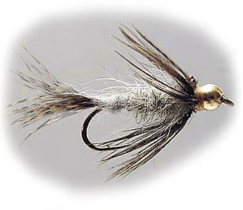 W - Hares Ear Gold Head #10