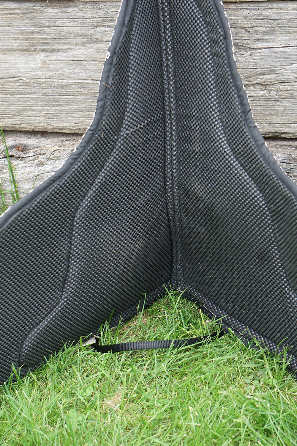 Bareback saddle / ride pad F.R.A® Jeany Denim (Close Contact), black - 9