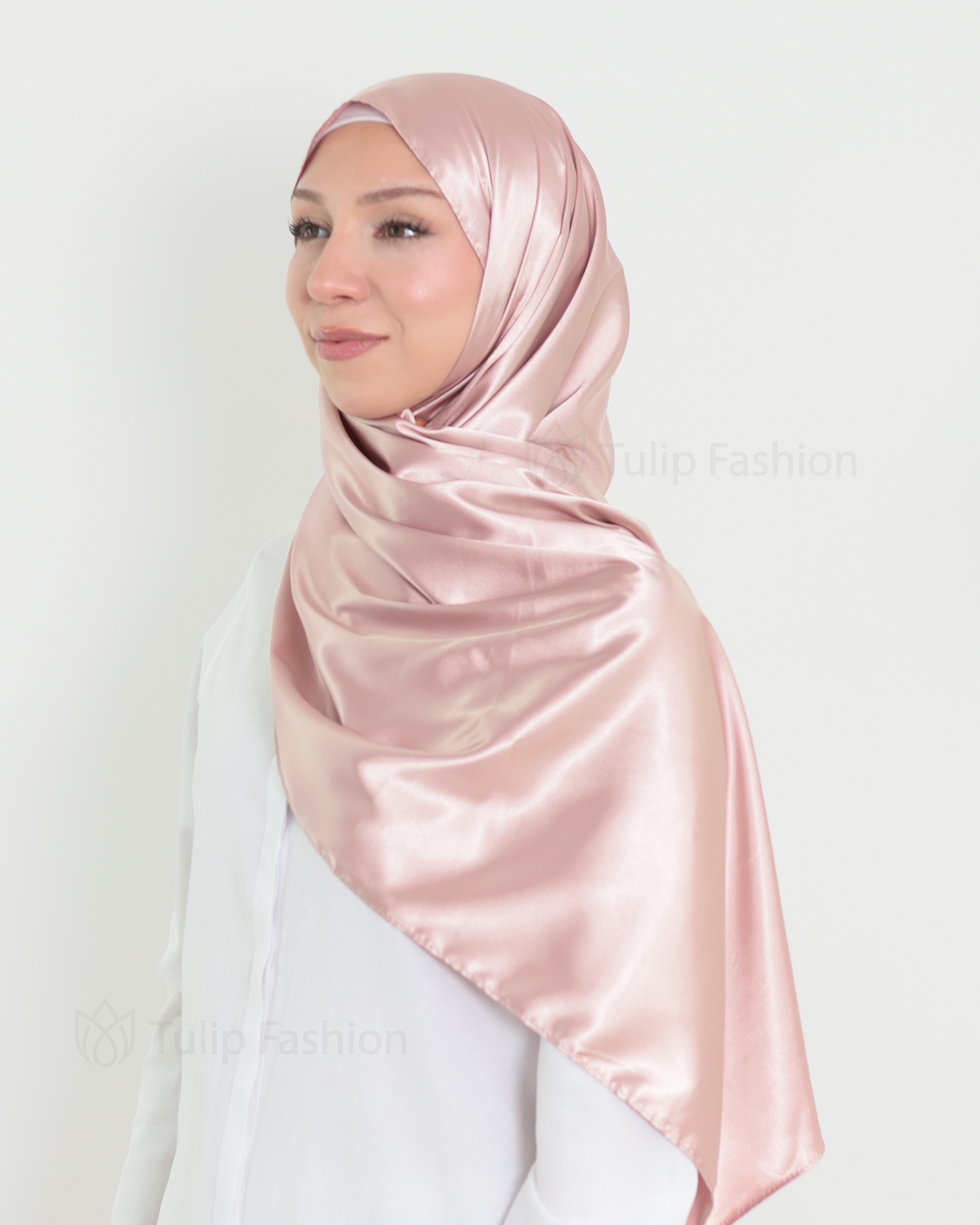 Satin Hijab - Pink