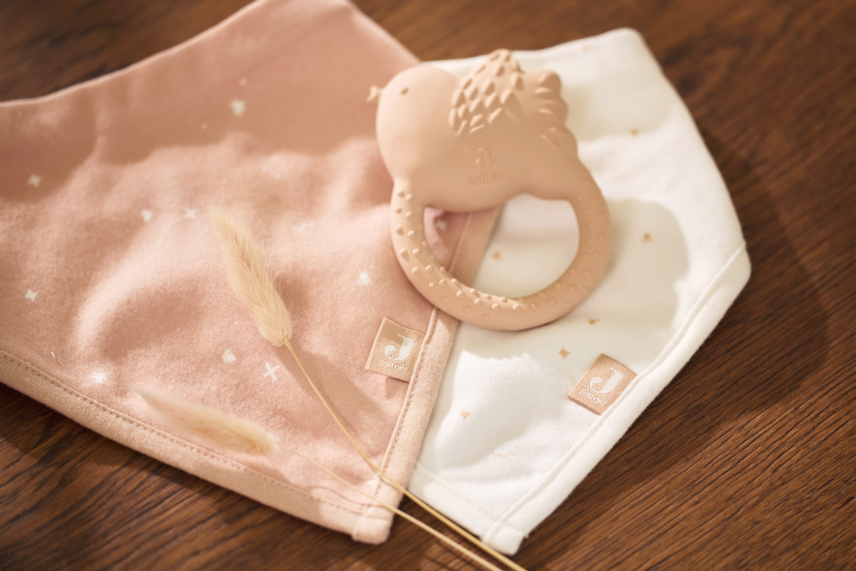 Jollein Bib Bandana Twinkling Wild Rose (2pack) - 7