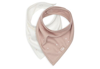 Jollein Bib Bandana Twinkling Wild Rose (2pack)
