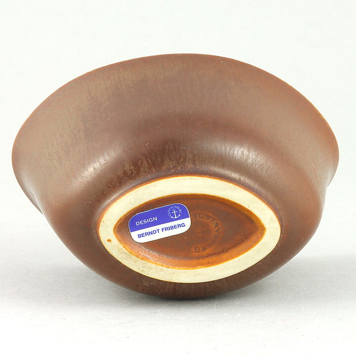 ベルント・フリーベリ Selectaシリーズ  ブラウンのボウル  (8cm)  1960年代