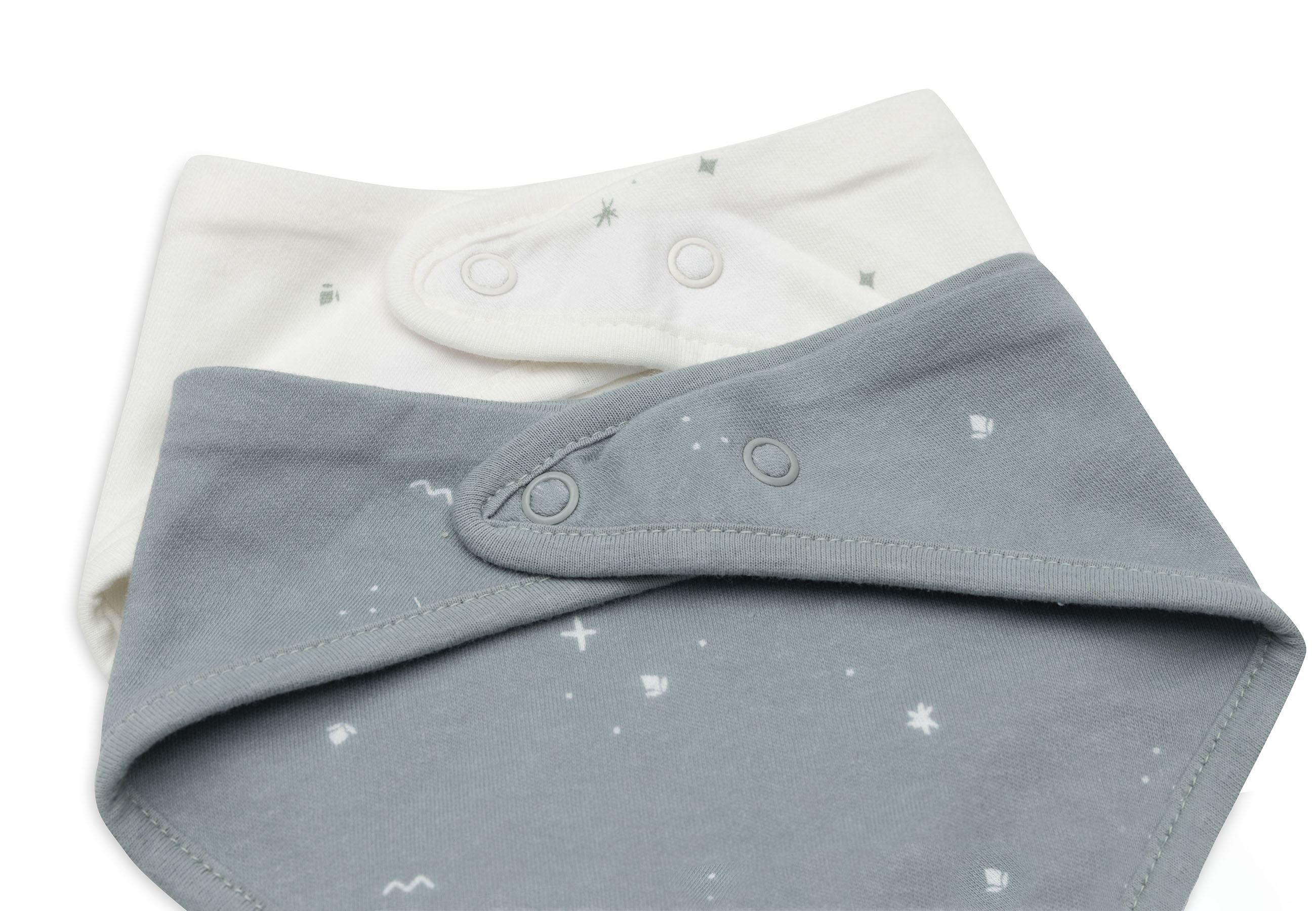 Jollein Bib Bandana Twinkling Sea Green (2pack) - 2