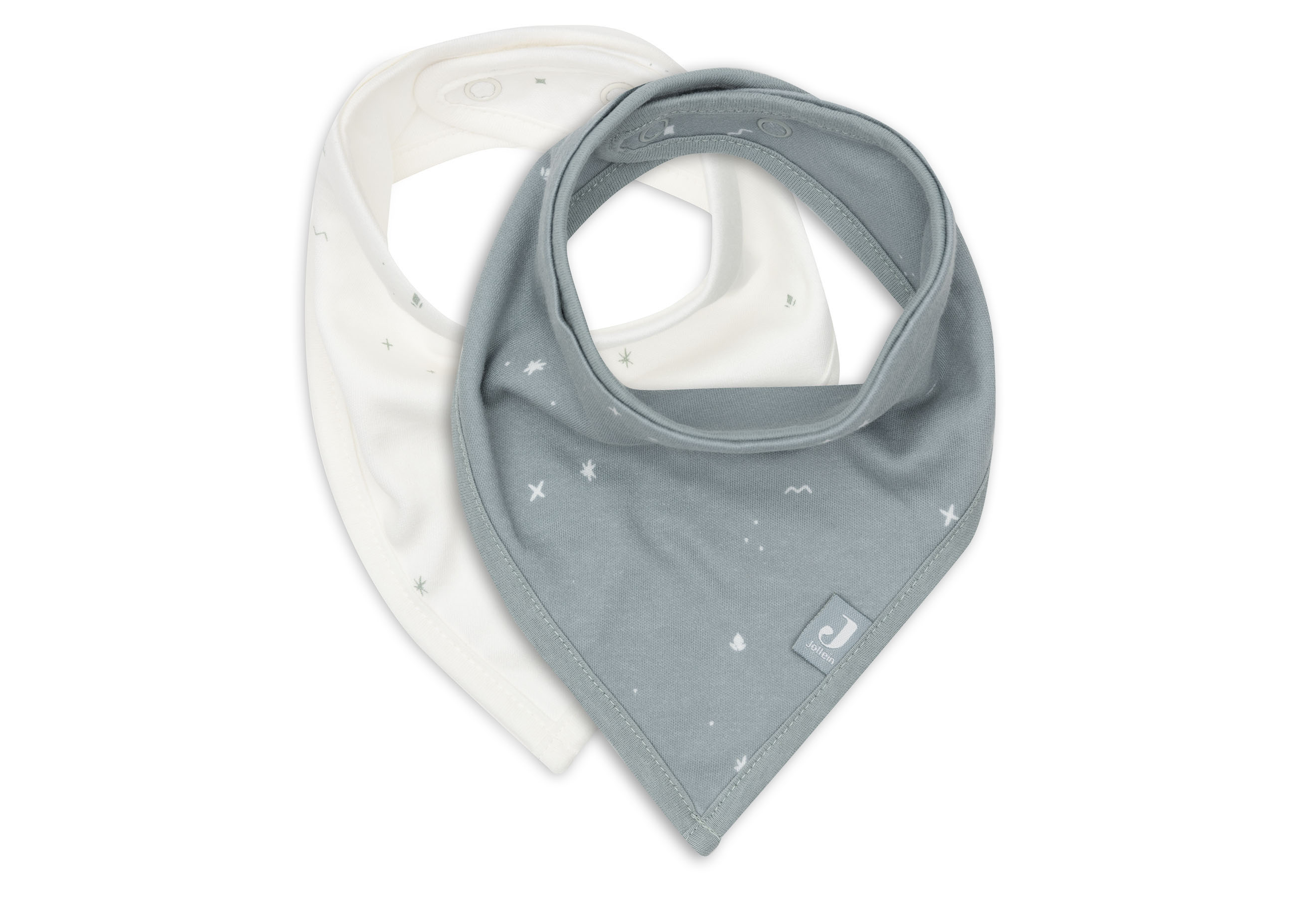 Jollein Bib Bandana Twinkling Sea Green (2pack)