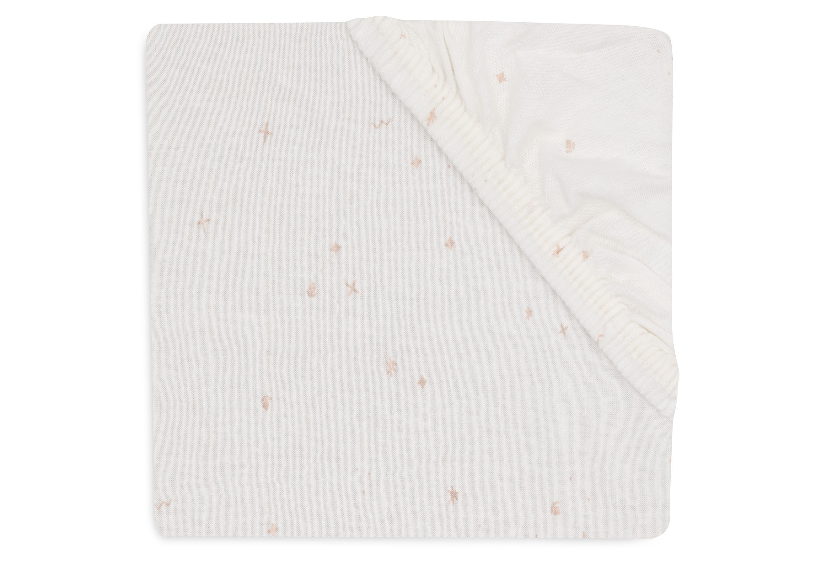 Jollein Dra-på lakan 60x120cm Twinkling Wild Rose